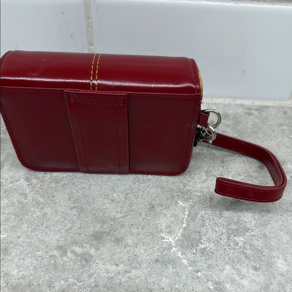 Vintage Tiny Red Wristlet case purse by Gnarley Fish - Picture 3 of 9